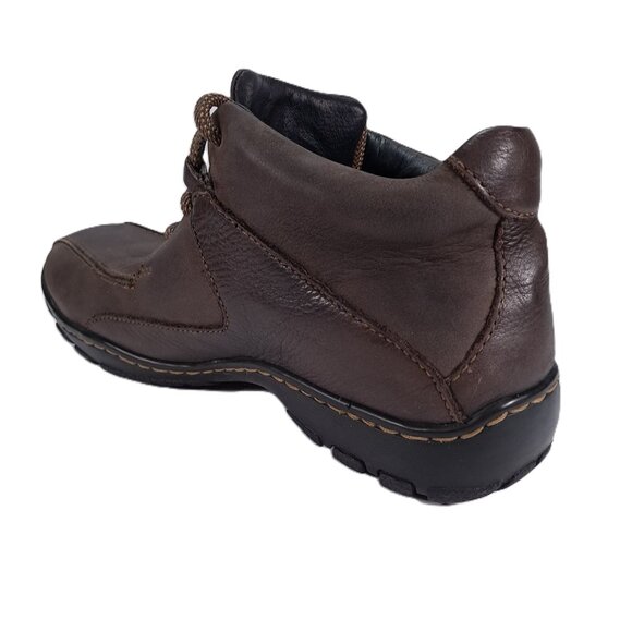 Born Ankle Boots Men US 8, EU 41 Brown Leather Casual Lace Up Chukka - Picture 3 of 16